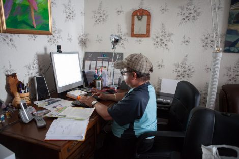 accessibilité bureau ordinateur domicile
