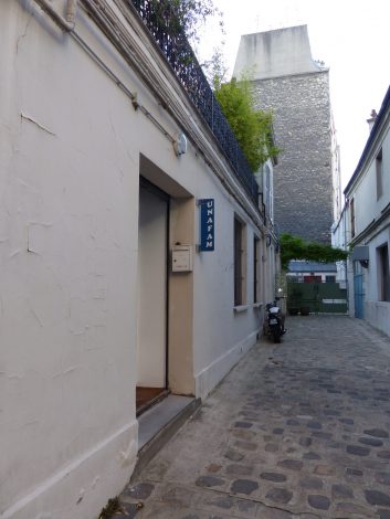 entrée de l'UNAFAM Paris