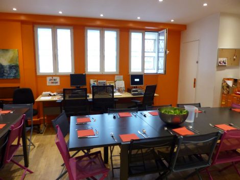 salle à manger du clubhouse