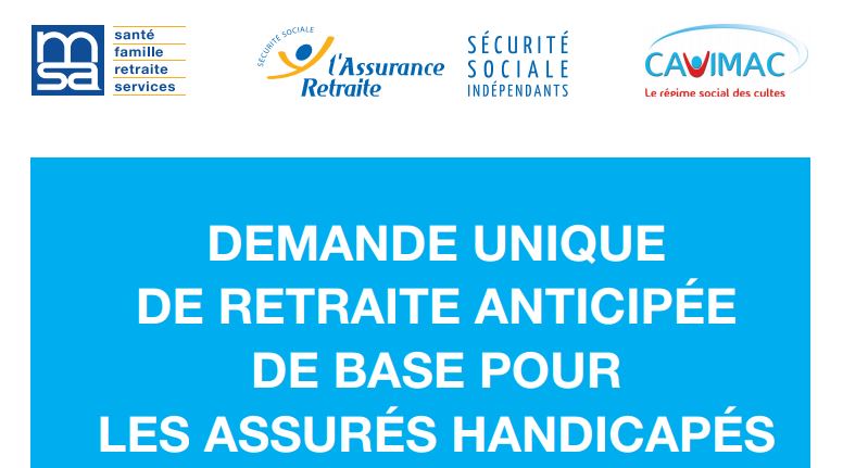 Formulaire de demande unique de retraite anticipée de base pour les ...