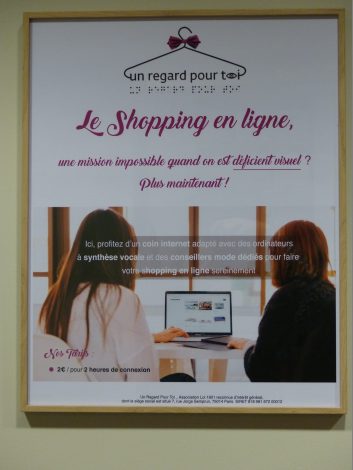 affiche shopping en ligne