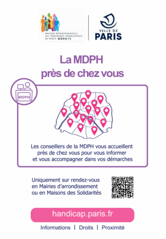 Flyer généraliste MDPH permanences en arrondissements 