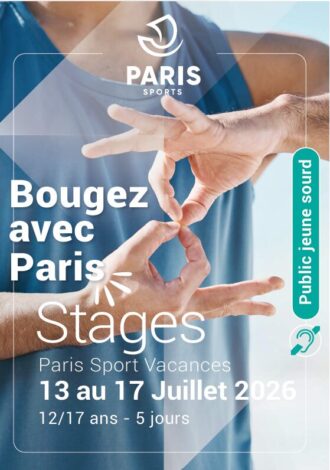 Affiche paris sport vacances